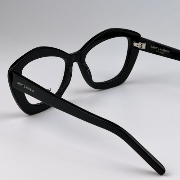 Saint Laurent SL68OPT 001 BRAND NEW Eyeglasses Black Cat Eye Women - Picture 11 of 14